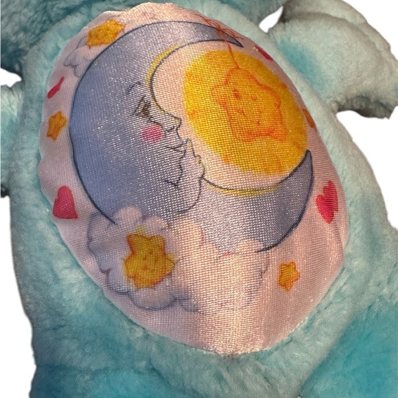 VTG ‘90s Care Bears Environmental Blue Bedtime Bear Plush - Picture 5 of 5
